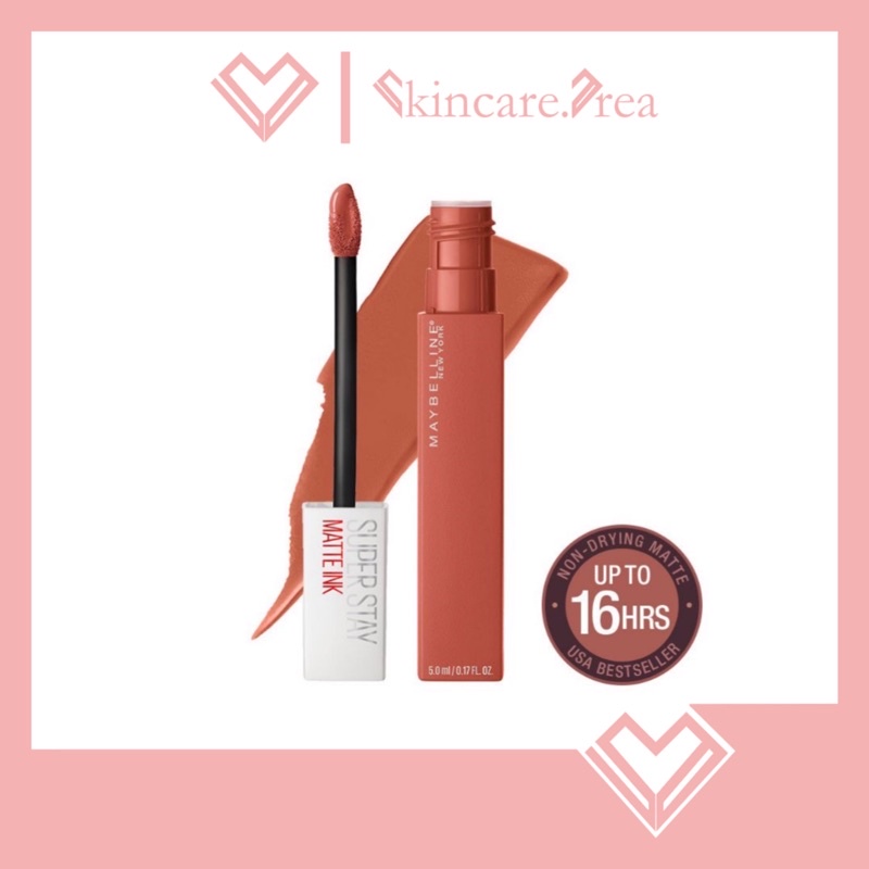 Maybelline Superstay Matte Ink Liquid Matte Lipstick - Seductress | Delicate | Initiator | Self Starter | Extraordinary | Versatile | Globetrotter | Enthusiast