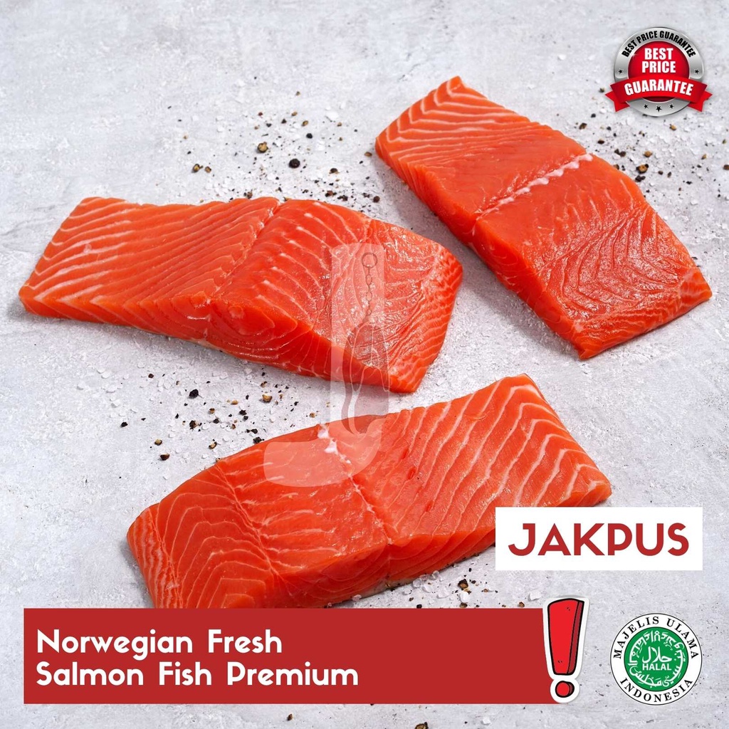 

Norwegian Fresh Salmon Fish 200gr - JAKPUS