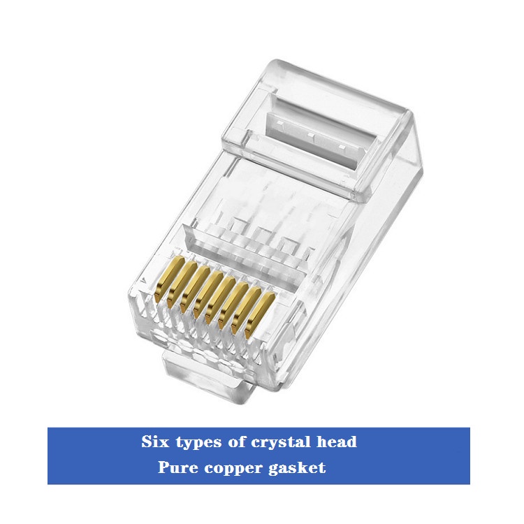 Konektor LAN Connector RJ45 Cat6e Modular Plug Ethernet