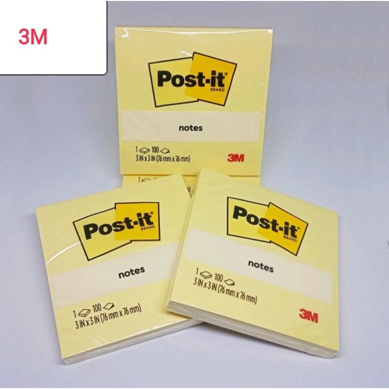 

Post It 3M 654 3 IN x 3 IN