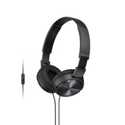Earphone Sony MDR-ZX310AP Headset Overband With Microphone - Black