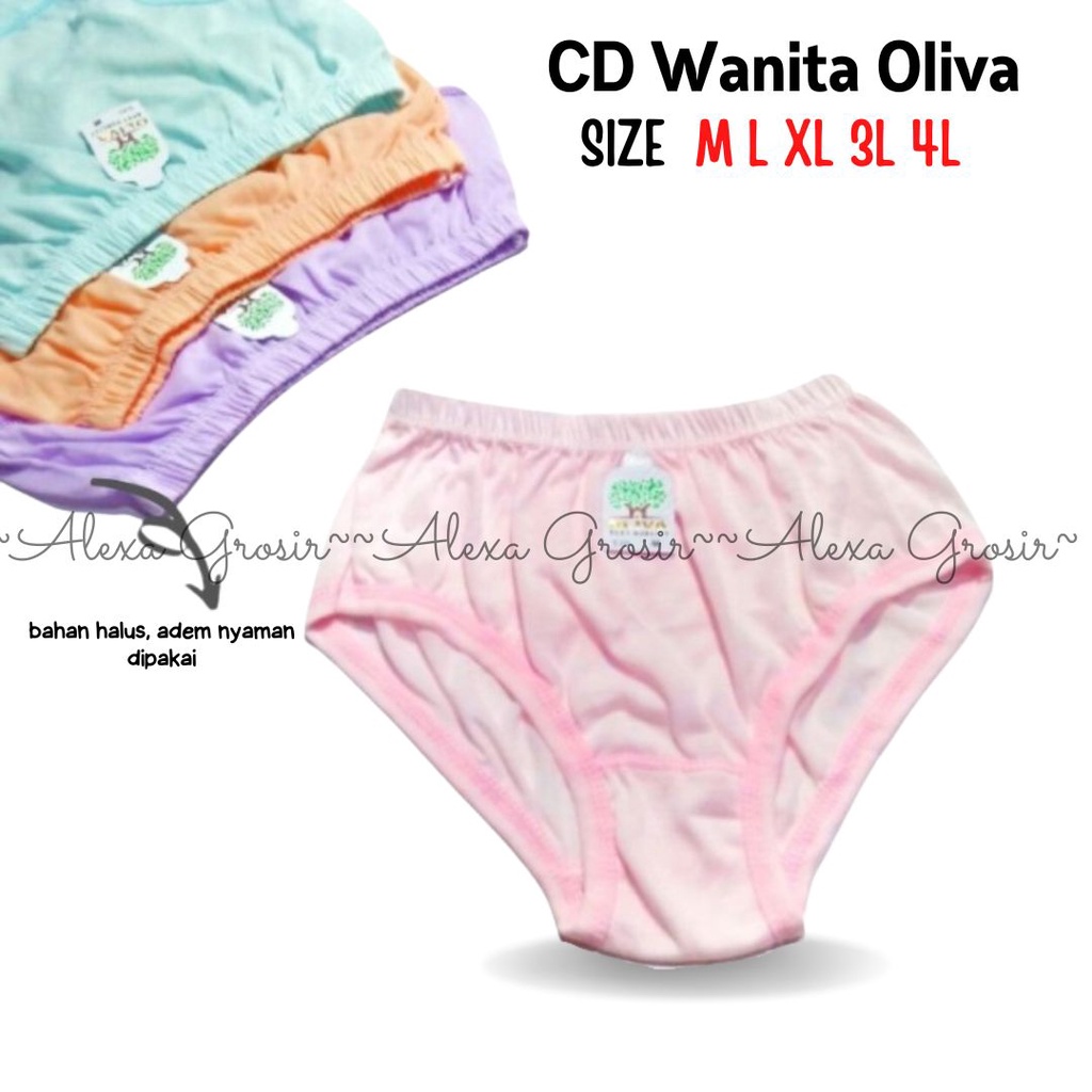 Celana Dalam Wanita Olivia  Size S M L XL 3L 4L