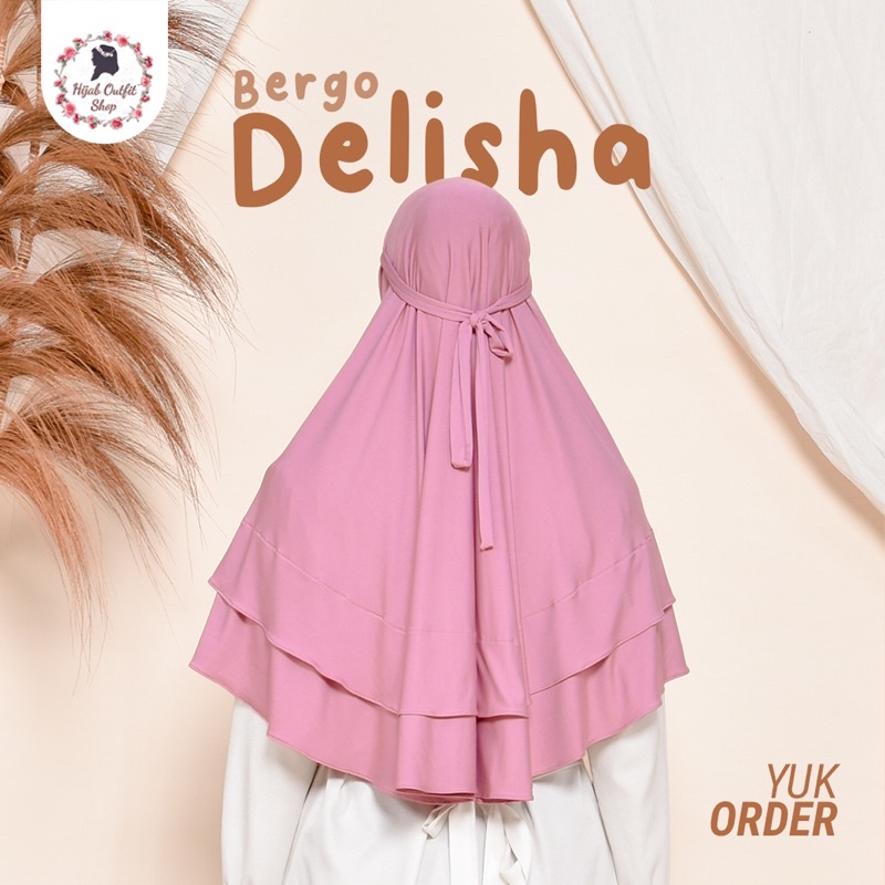 Bergo Delisha Couple Dewasa dan anak