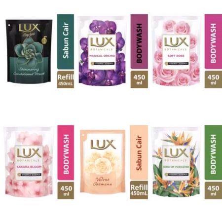 LUX BODY WASH REFIL 250ML