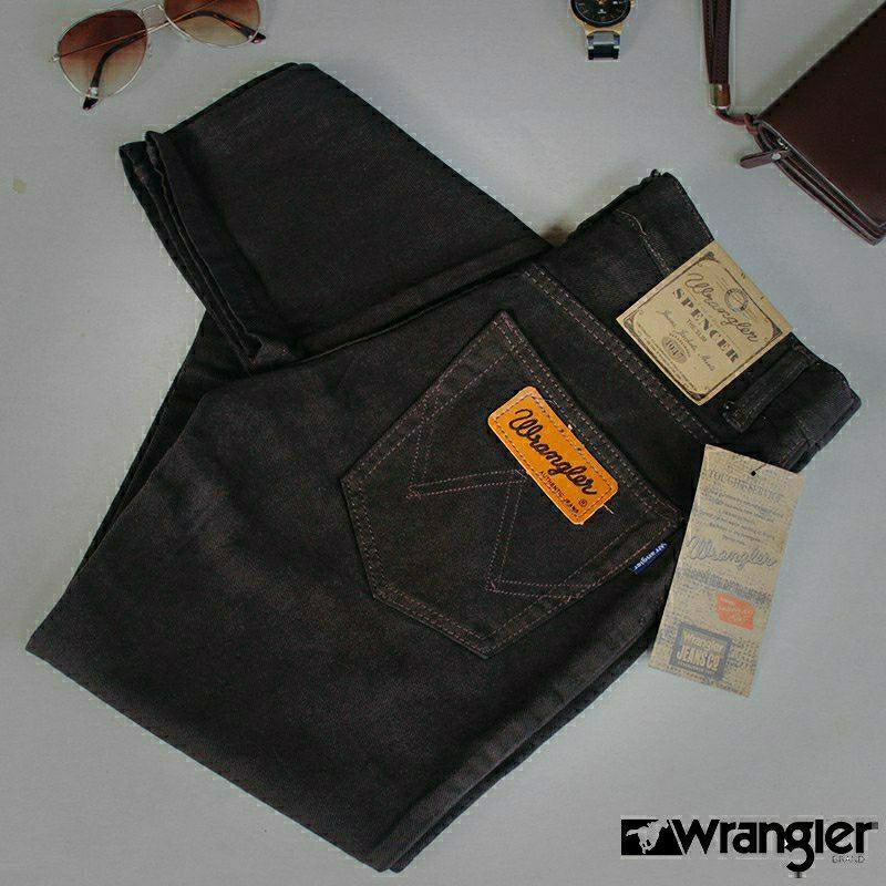 HARGA PROMO!!! Bisa (COD)CELANA PANJANG JEANS Wr3ngl3r STANDAR PRIA reguler fit murah-Garmen/Blueblack WR