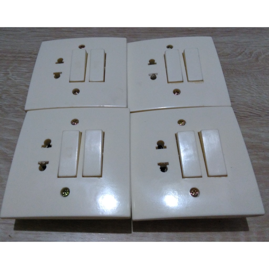 Saklar Seri + Stop kontak IB Anti Panas Merk KJ