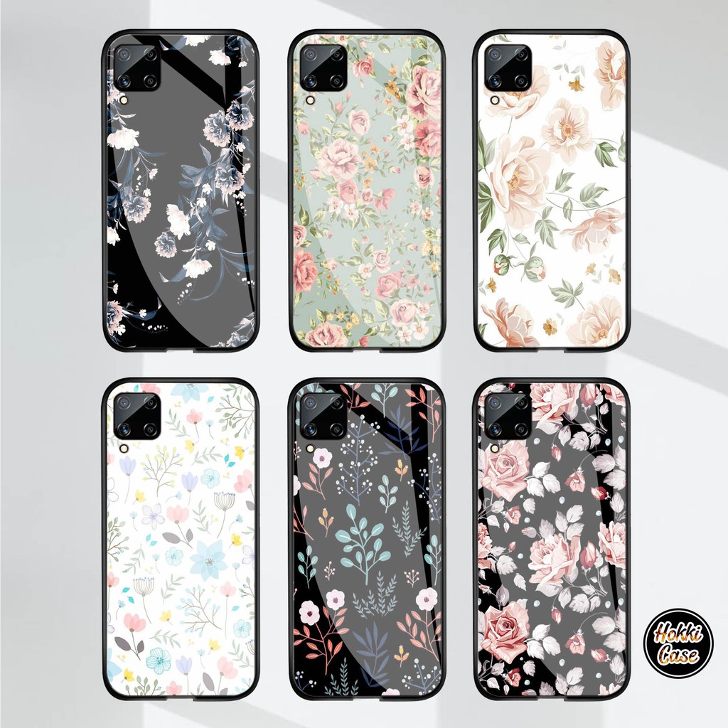 Softcase Glass kaca SAMSUNG A12  - [H267] - Case Kaca SAMSUNG A12 - Softcase SAMSUNG A12