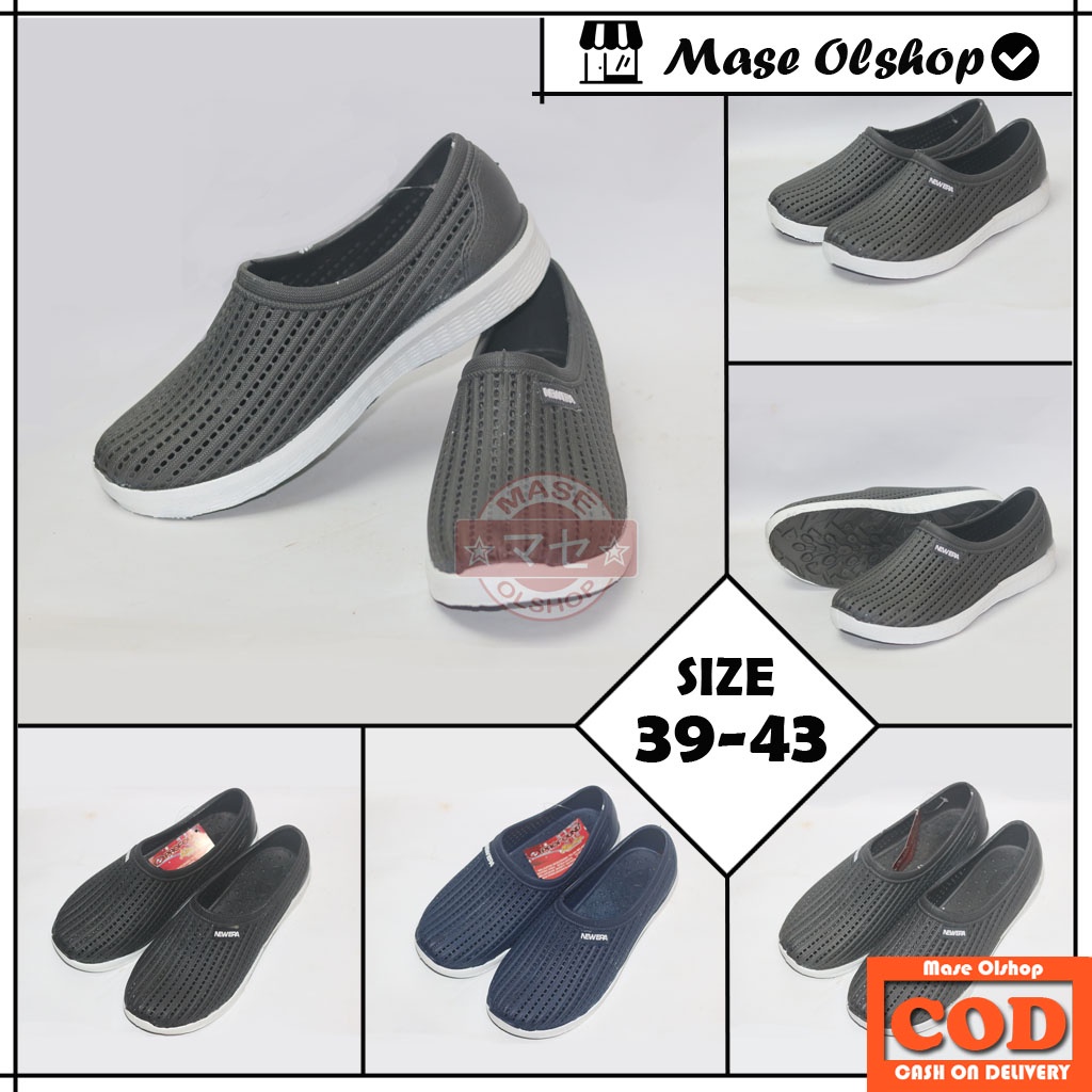 Sepatu Karet Pria New Era MB 6020 Slip On