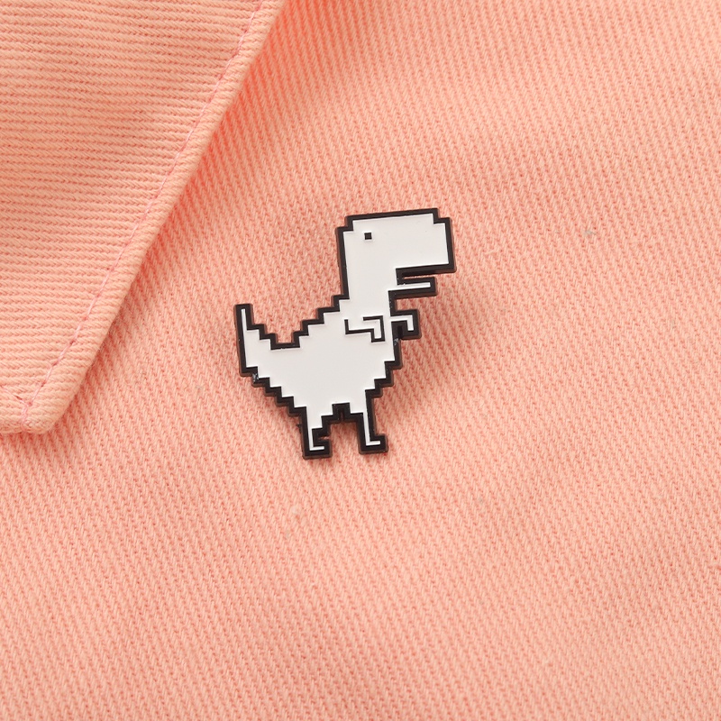 Bros Pin Enamel Desain Kartun Dinosaurus Untuk Hadiah Anak