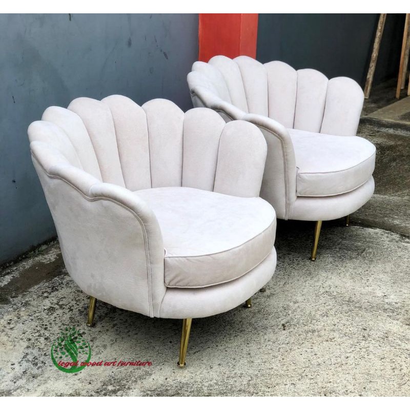 kursi sofa single seater.sofa kerang,sofa merak,sofa jepara