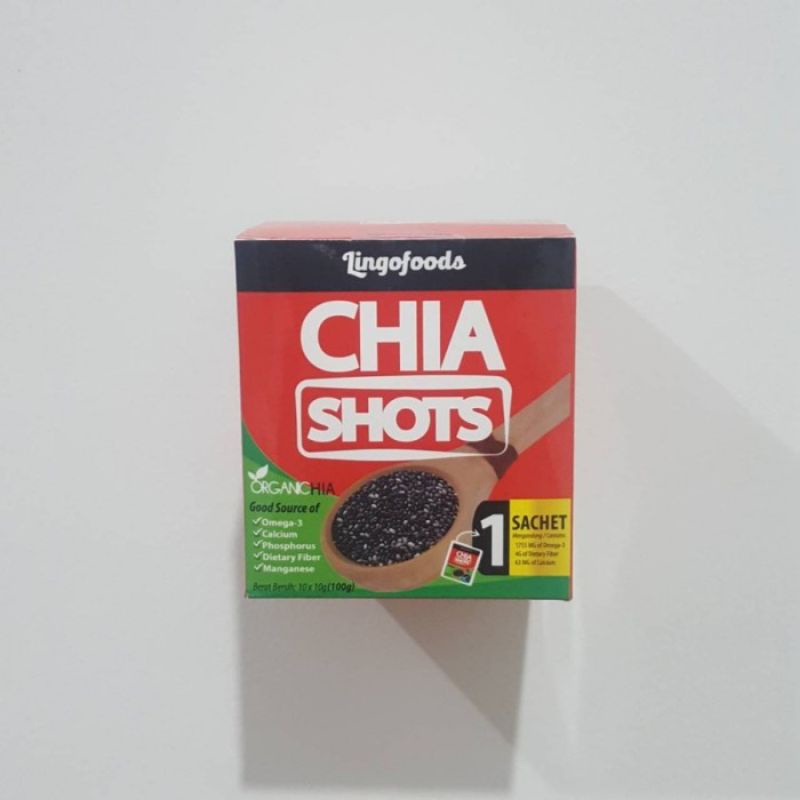 

LINGOFOODS CHIA SHORT 10'S BOX 100GR