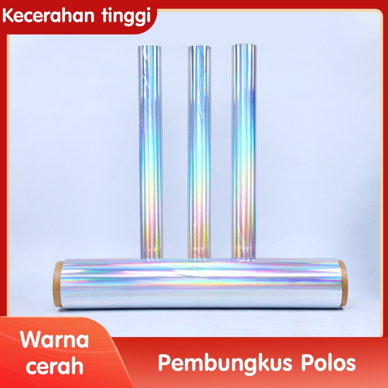 

Film Laser Kemasan Karton Cerah warna warni BPET Laser Film Hologram Roll Cerah Pembungkus Polos
