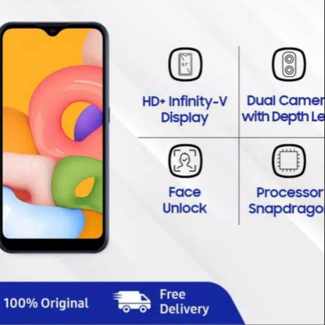 Samsung A01 RAM 2/16 GB Garansi RESMI