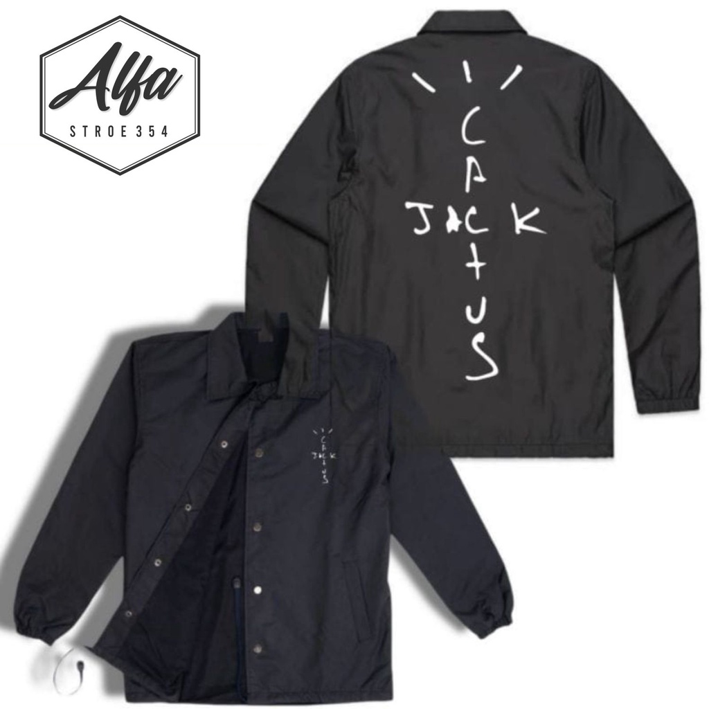 coach jaket TRAVIS SCOTT rap tee vintage Oversize JACKET distro Scoot Jordan pria wanita dewasa hita