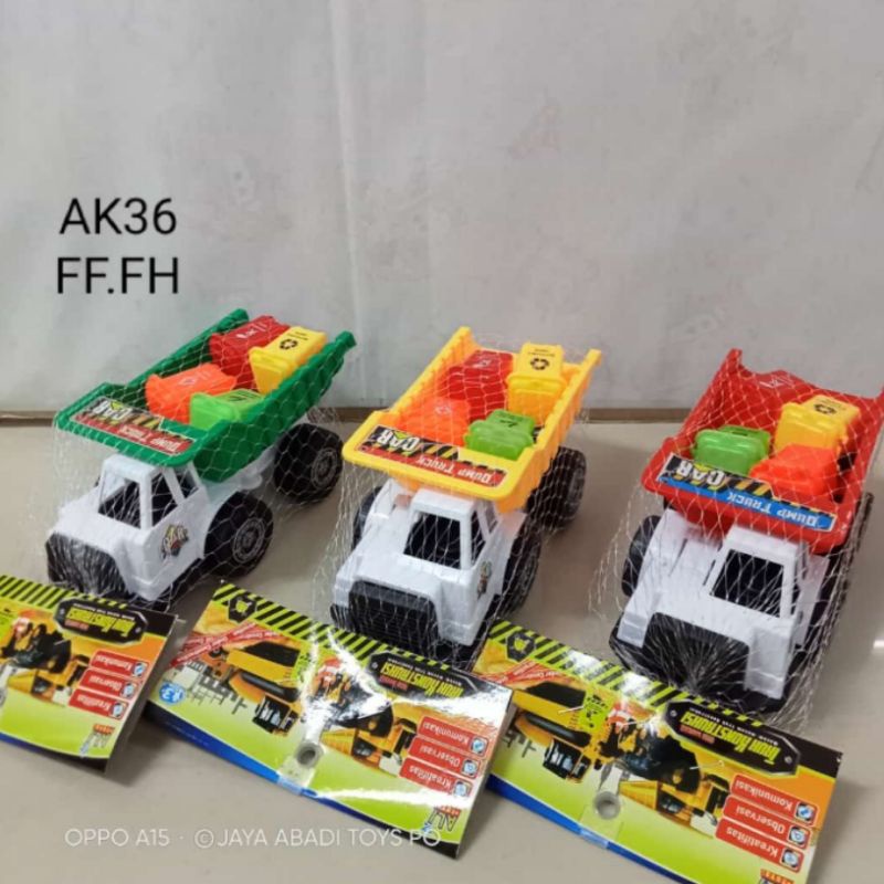 AK 36 - Mainan Mini Truck isi Bak Sampah AK36