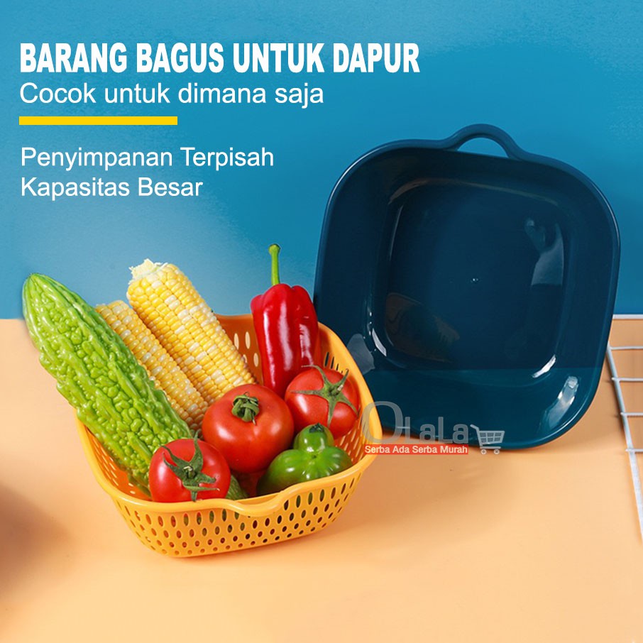 KERANJANG TIRISAN SERBAGUNA 6IN1 OLL-0710