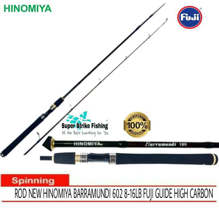 alat pancing mantul habis Rod Joran New Hinomiya Baramundi / Barramundi 602 180 8-16lb Original