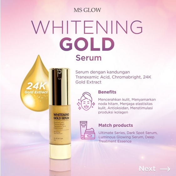 Ms Glow Gold Serum ORIGINAL