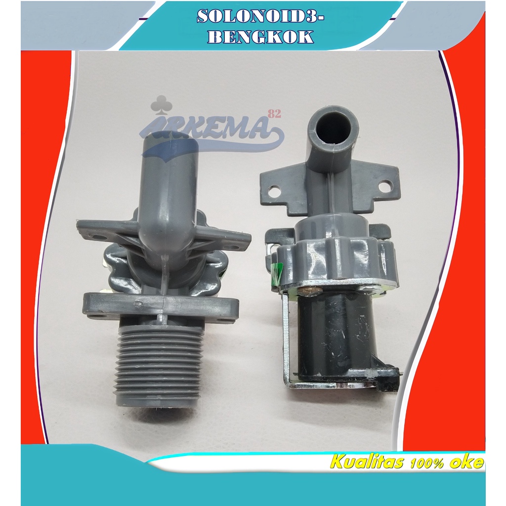 SLONOID MESIN MESIN CUCI L | SELENOID MOTOR WATER INLET VALVE MESIN CUCI 1 TABUNG TOP LOADING LG DLL