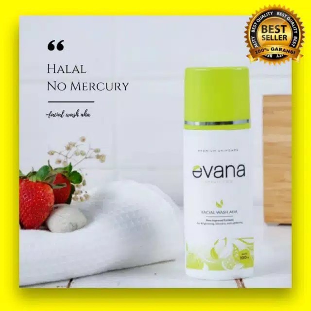 EVANA BEAUTY CARE / FACIALWASH AHA/PAPAYA/ACNE/CHAMOMILE BPOM