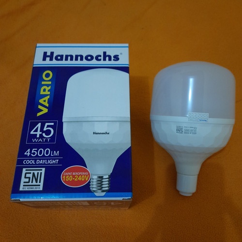 bohlam lampu led hannochs vario 45 watt BERGARANSI RESMI 1 TAHUN MANTAP