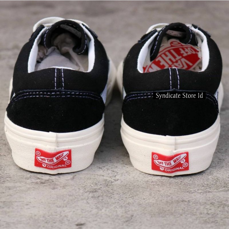 SEPATU VANS OLD SKOOL OG PREMIUM Black White Import 100% (Bonus Kaos Kaki) SNEAKERS OLDSKOOL VANS OLDSCHOOL original 100% sepatu pria sepatu wanita sneakers vans