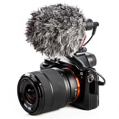 (BISA COD) RVOSTR Boya Shotgun Microphone for Smartphone &amp; DSLR - BY-MM1