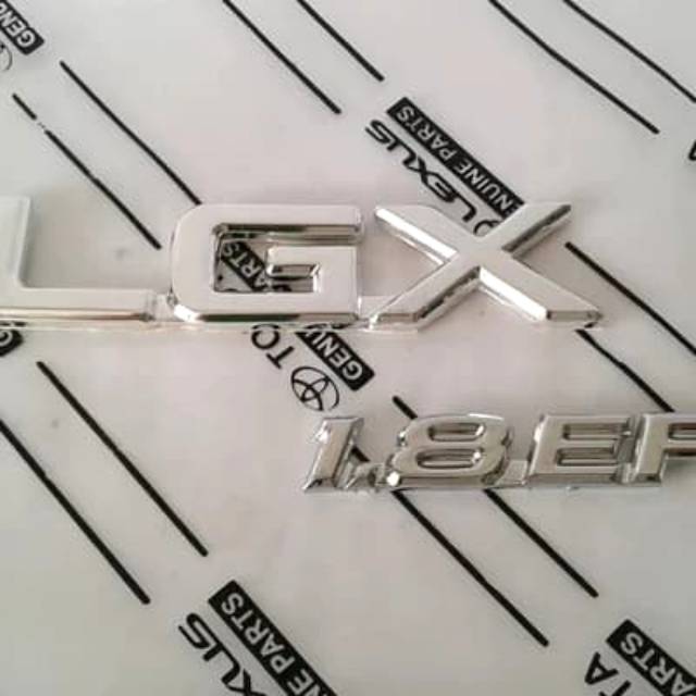 EMBLEM TULISAN LGX efi 1,8 kijang kapsul
