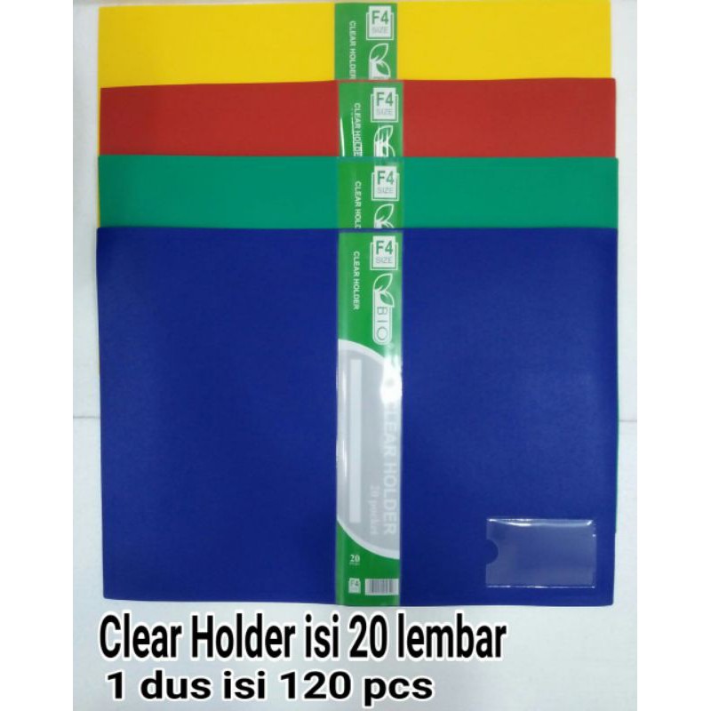 

DOKUMEN KEEPER PLASTIK FOLIO BIO 20 LEMBAR