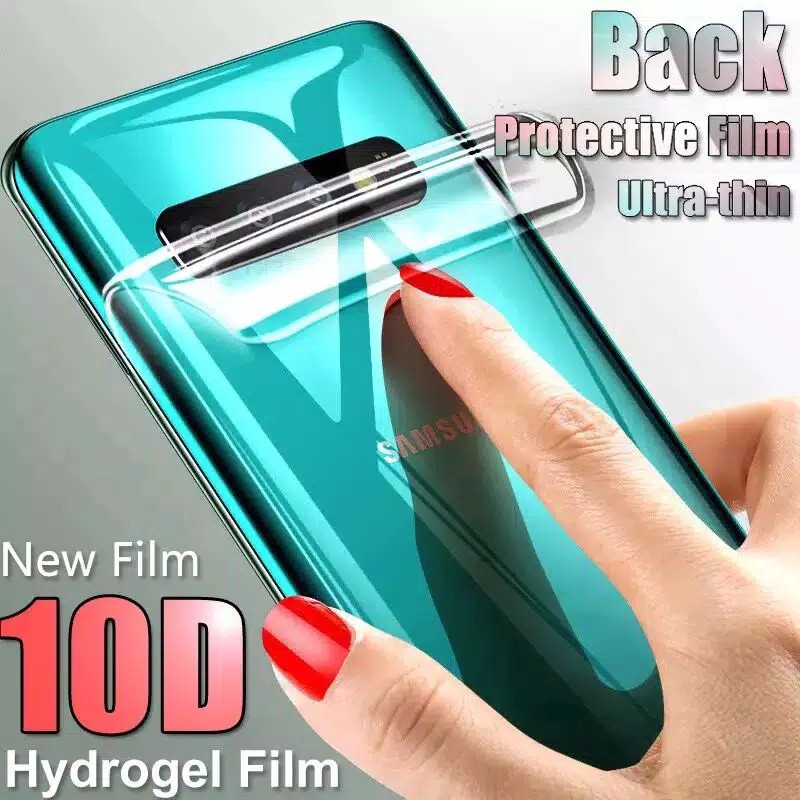 Hydrogel anti gores BELAKANG Samsung Note 10 PLUS S10 S10 PLUS 20 ULTRA S8 S9 S21 S21+ S22 S23 ultra S22 S23 plus Back screen guard