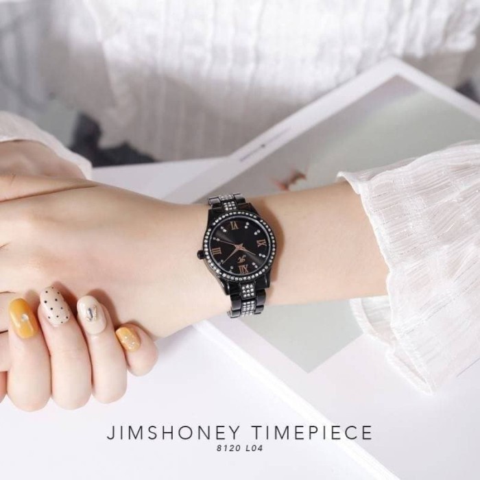 (BISA COD) Jam Tangan Wanita Jims honey 8120 - Hitam