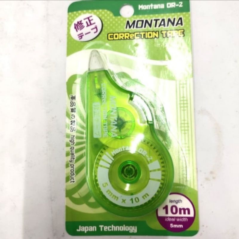 

corection tape montana QR-2