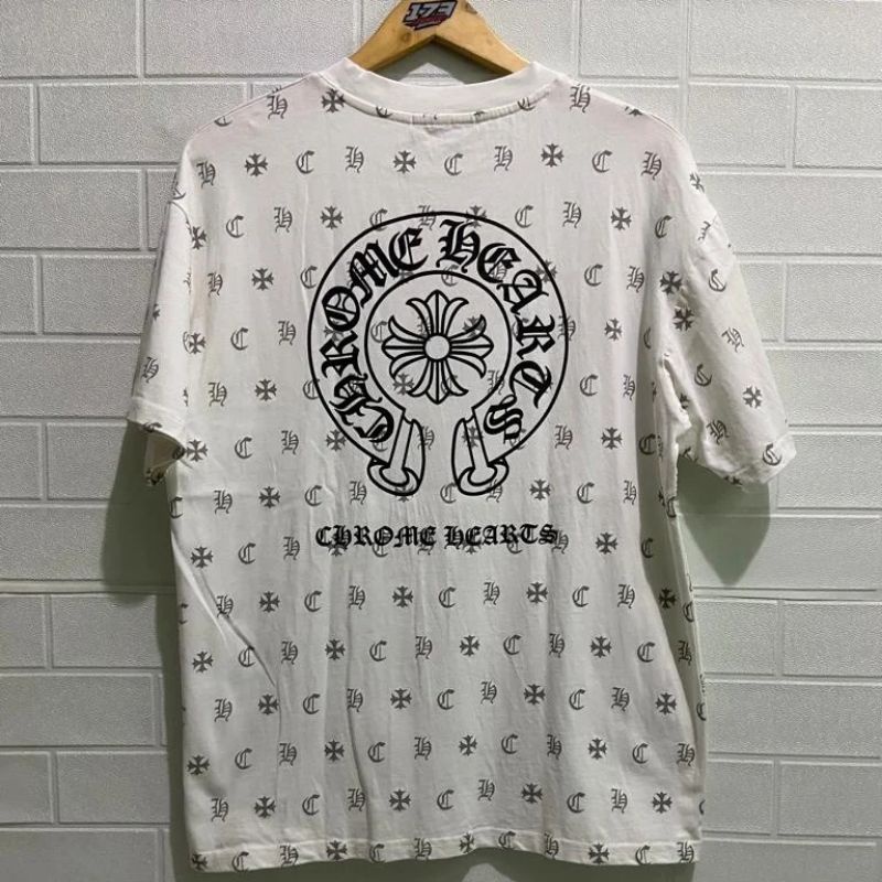 Baju Kaos pria laki-laki Chrome Hearts second original