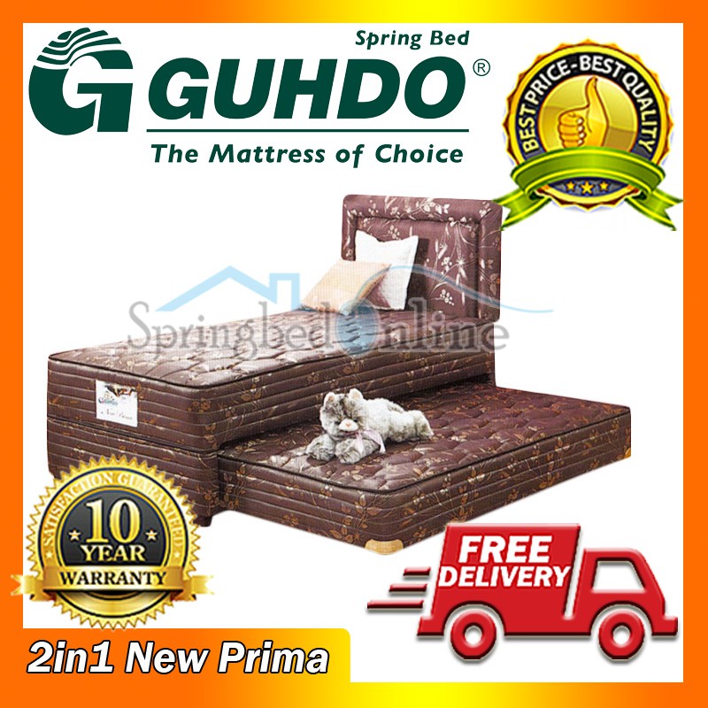 Springbed 2in1 Guhdo New Prima 90x200 Hb Sandaran Prospine