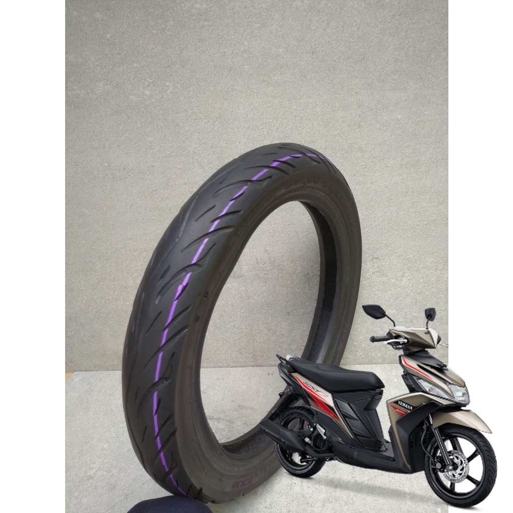 BAN MIO Z DEPAN UKURAN 80/90 RING 14 NON TUBLES MERK IRC NR 98 TERJAMIN