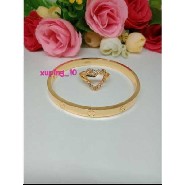 Gelang Cartier Free Cincin Love Kekinian HH112