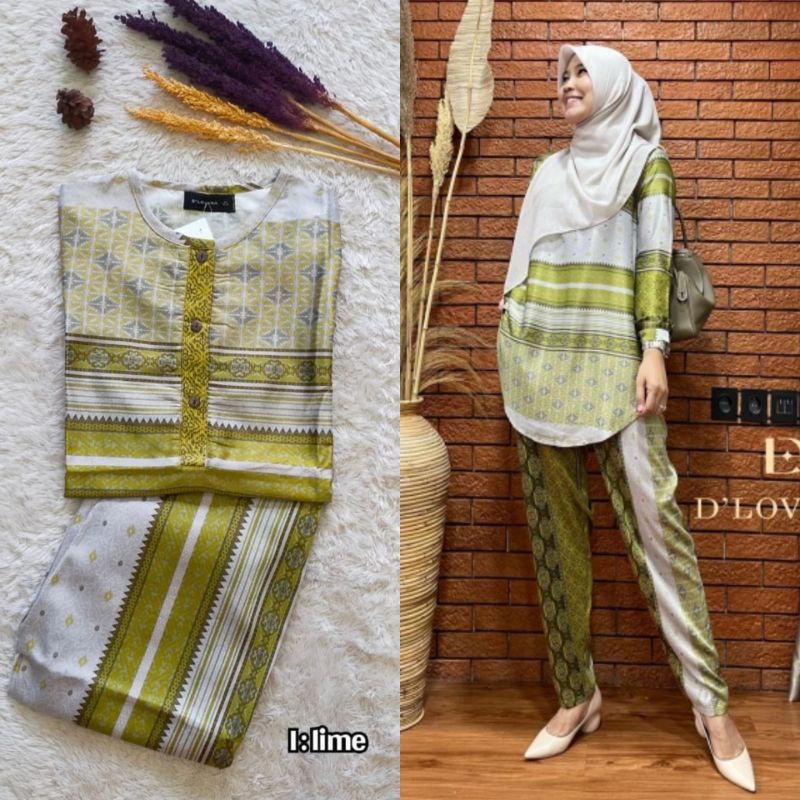 Set Celana Tunik Haraya by D'Lovera