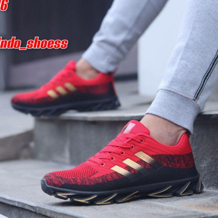 オ Adidas Springblade Sepatu Pria Sneakers Tali Original ㅚ