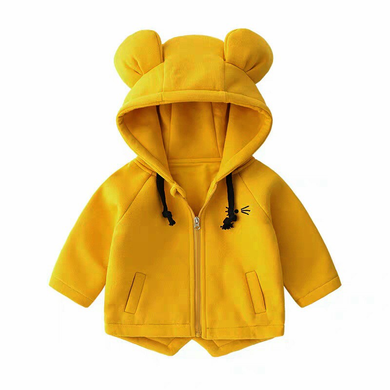 Baju Jaket Anak Hoddie kuping mose Boy/Girsl A 022 MS