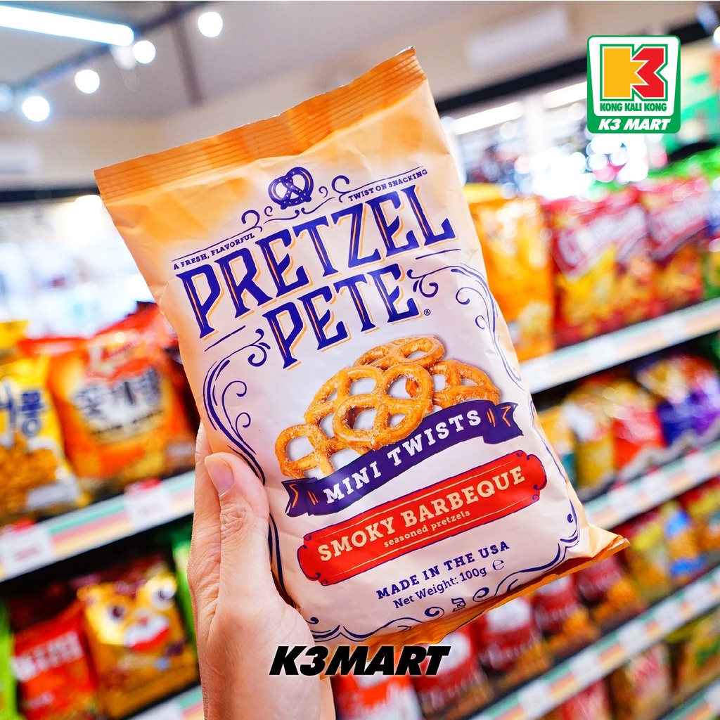 

Pretzel Pete Mini Twist Smoky Barbeque Pretzels 100gr