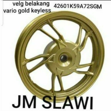 Velg Belakang Vario 150 Gold Keyless 2018-2020 Original Asli Honda AHM