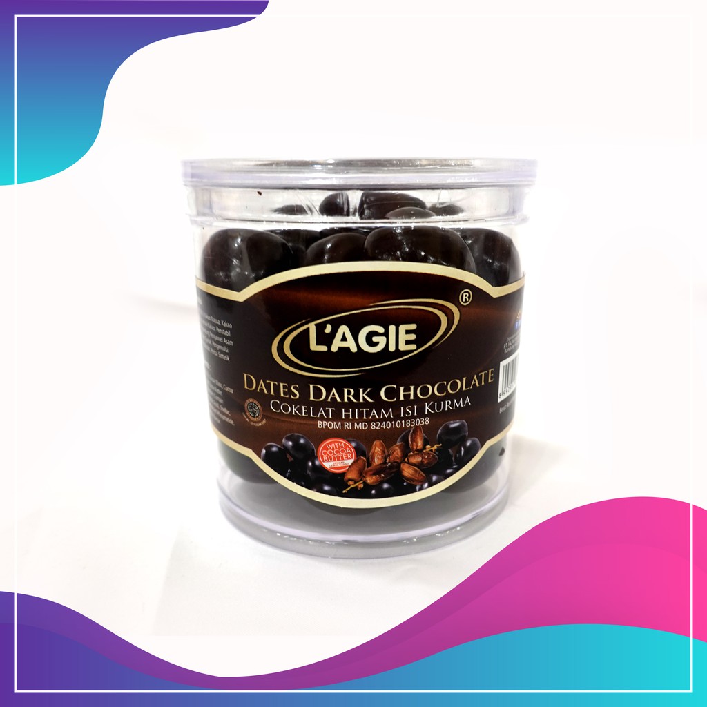 

Cokelat LAGIE Dates Dark Chocolate Isi Kurma 275 Gram