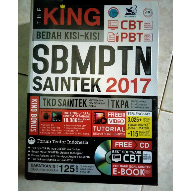 The King SBMPTN Saintek 2017 Preloved