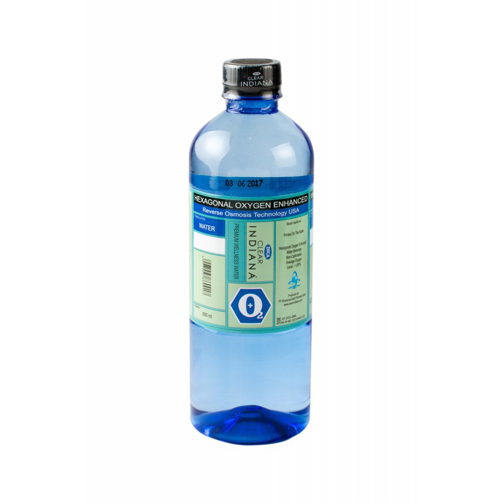 

Indiana Hexagonal Oxigen Water 600ml Btl - Farmers Market