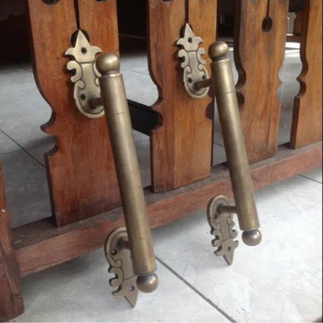 Pull Handle / Handle Pintu Kuningan antik 05 Juwana
