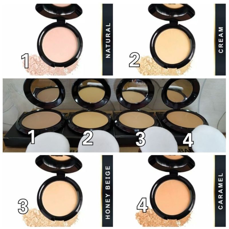 PURBASARI Oil Control Matte Powder Caramel | Cream | Honey Beige | Natural 12 gr