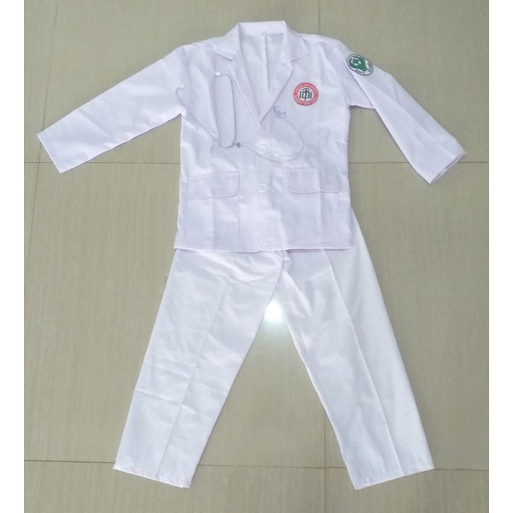 Kostum profesi "JAS DOKTER SETELAN"anak PAUD/TK/SD