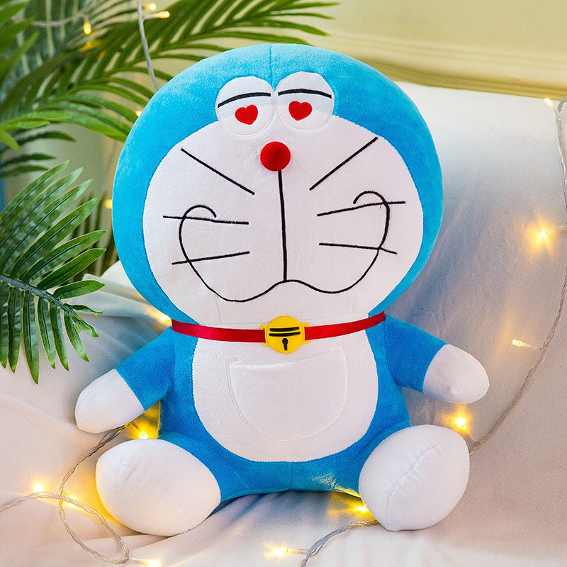 Mainan Boneka Plush Anime Doraemon 25CM 35CM Untuk Hadiah Ulang Tahun Anak