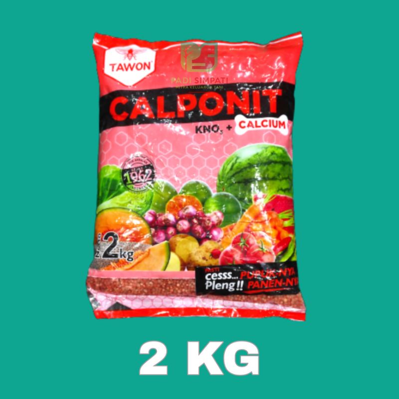 Pupuk KNO3 Merah CALPONIT 2-KG Cap Tawon