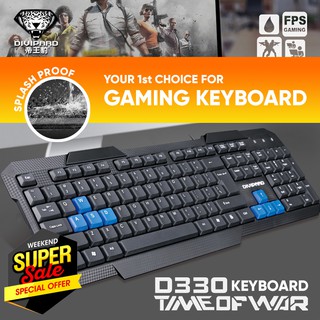 Keyboard Gaming Kabel Divipard D330 Untuk Komputer Laptop